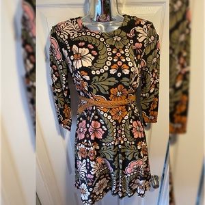 H&M 70s Inspired MIDI Dress